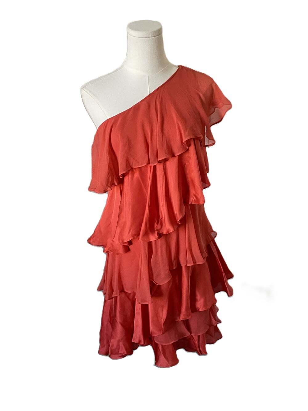 H Halston Ruffle Cocktail mini dress - Picture 2 of 5